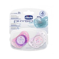 CHICCO SUCCHIETTO PHYSIO AIR ROSA 4+ 2PZ